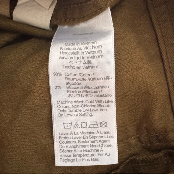 MADEWELL THE PERFECT VINTAGE WIDE LEG UTILITY EDITION OLIVE GREEN -27 - Picture 9 of 17